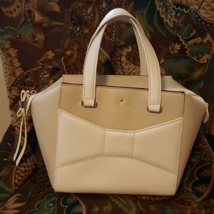 Cream Colored Kate Spade Handbag (not outlet)